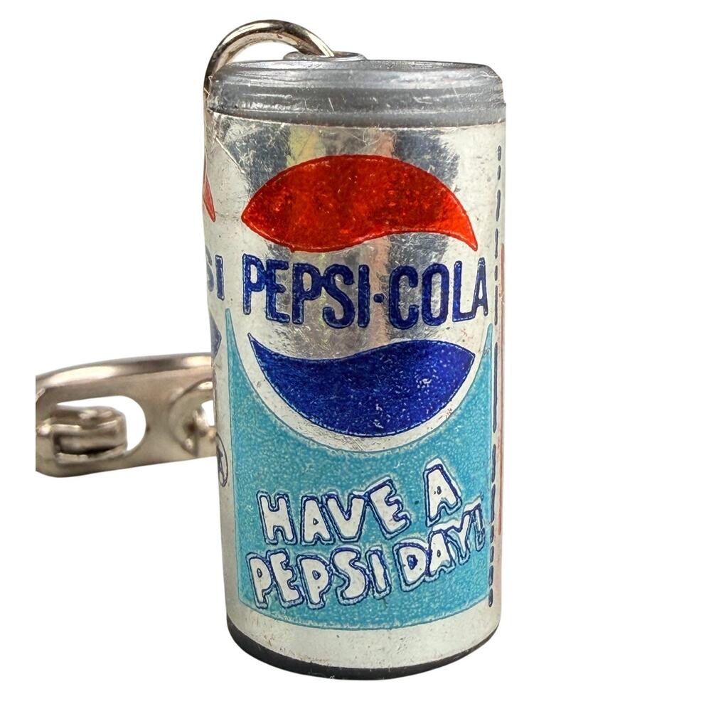 Vintage Pepsi Cola Have A Pepsi Day Mini Can Keychain Hong Kong Advertising